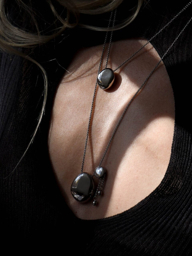 Mini Silver Orb Necklace Necklace Bagatiba