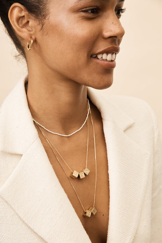 14K Diamond Pearl Necklace Necklace bagatiba