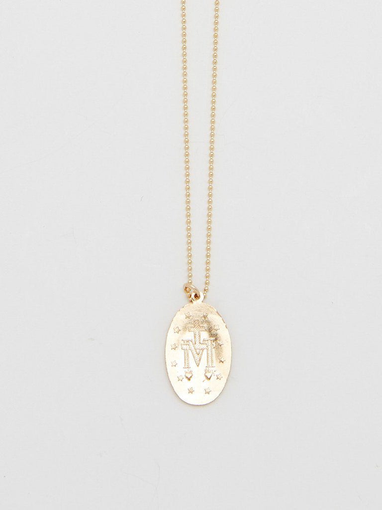 Zoomed flat lay detail shot of 1SM Necklace reverse side  Bagatiba