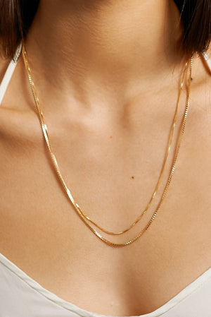 22" Vintage Square Chain - rollover