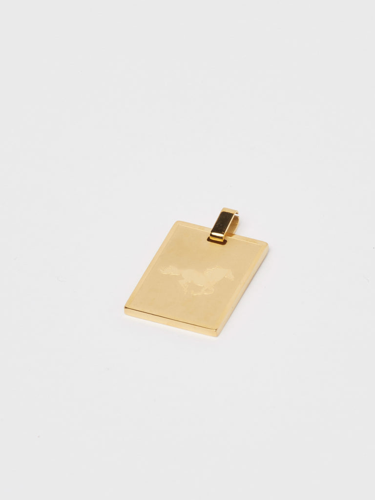 Angled view flat lay of Horse Charm charm Bagatiba