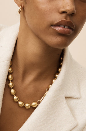 Mixed Sphere Necklace - rollover