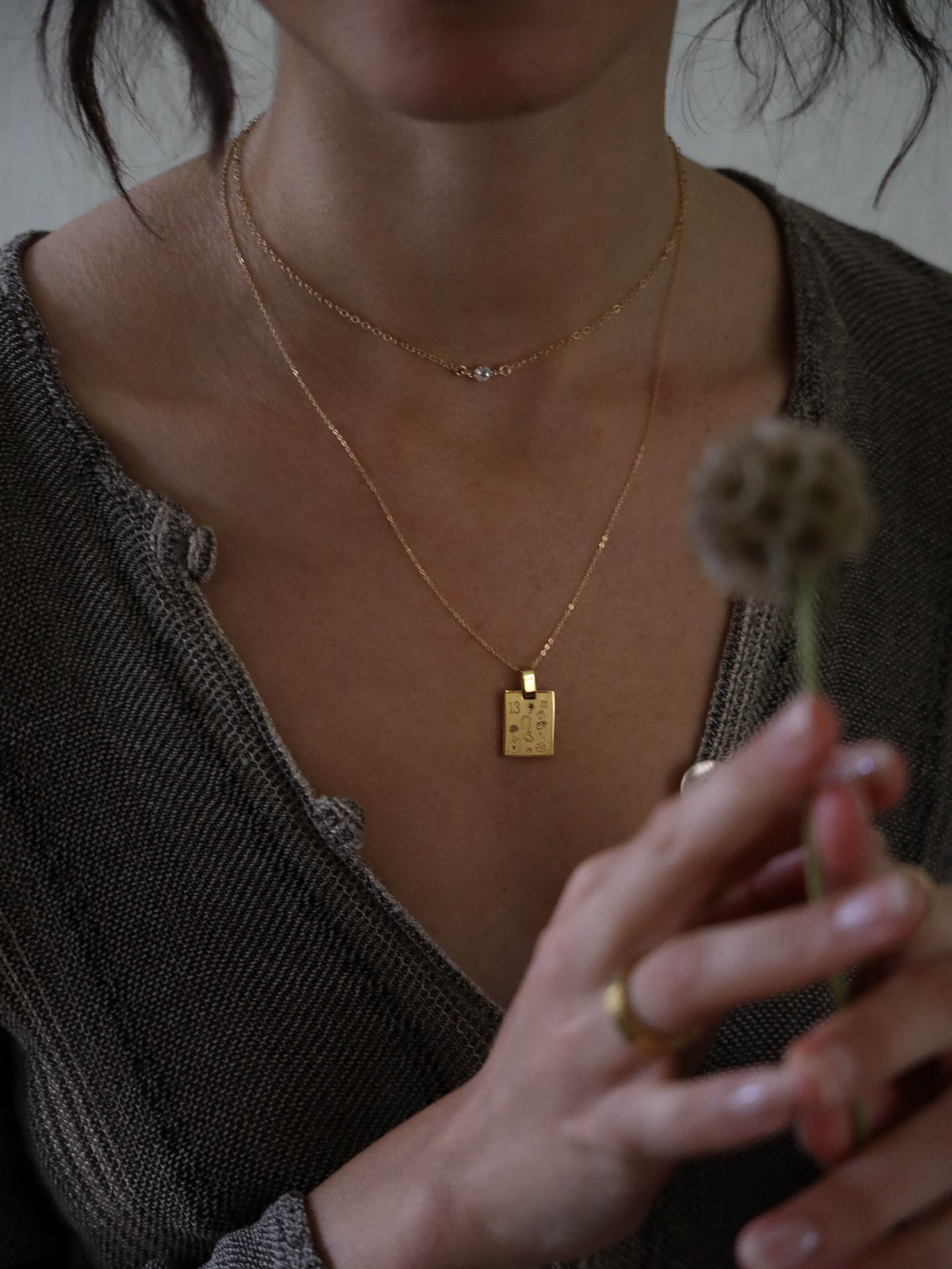 14K Emma Choker Choker Bagatiba 