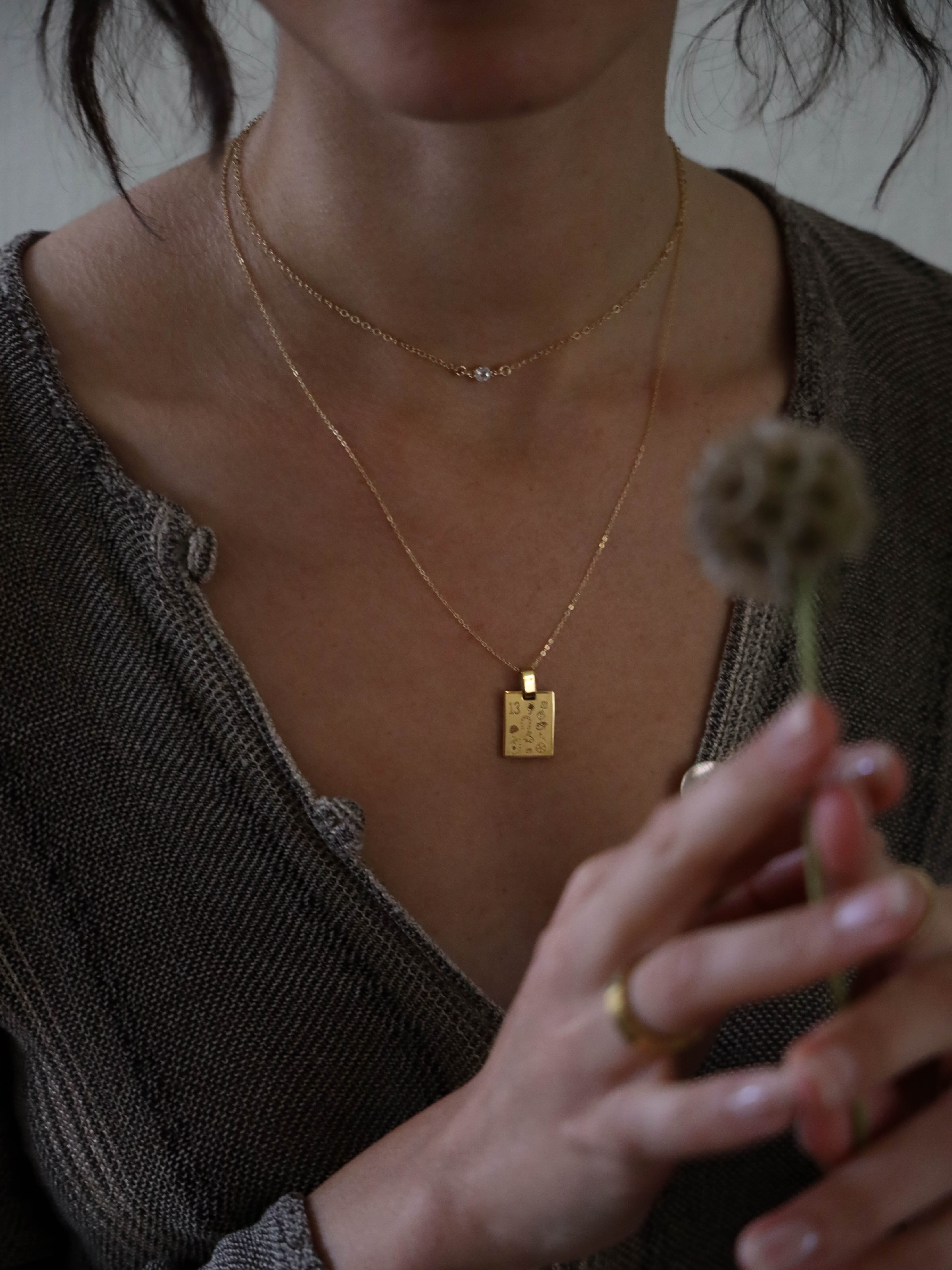 16" + 2" Simple Necklace Necklace bagatiba 