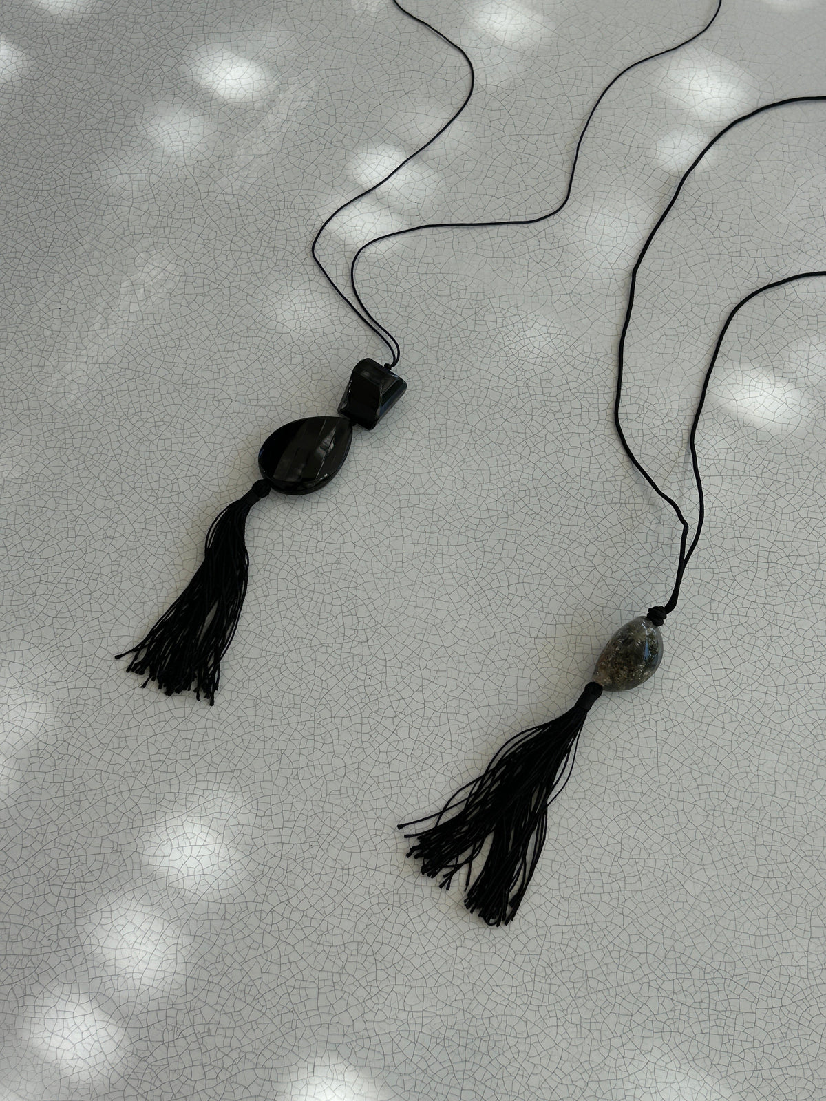 Lodolite Tassel Necklace necklace Bagatiba 