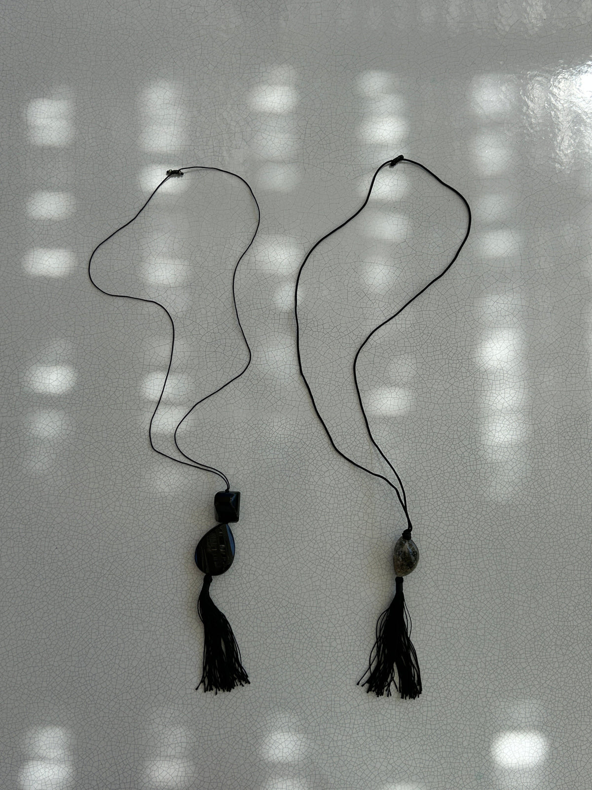 Lodolite Tassel Necklace necklace Bagatiba 