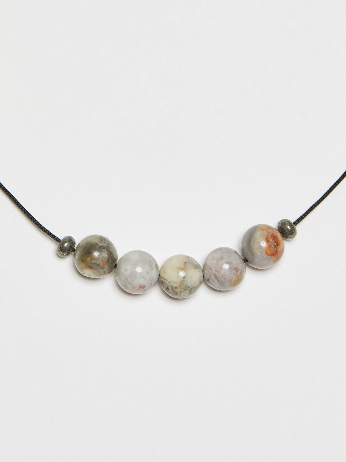 Mini Agate Beaded Necklace necklace Bagatiba 