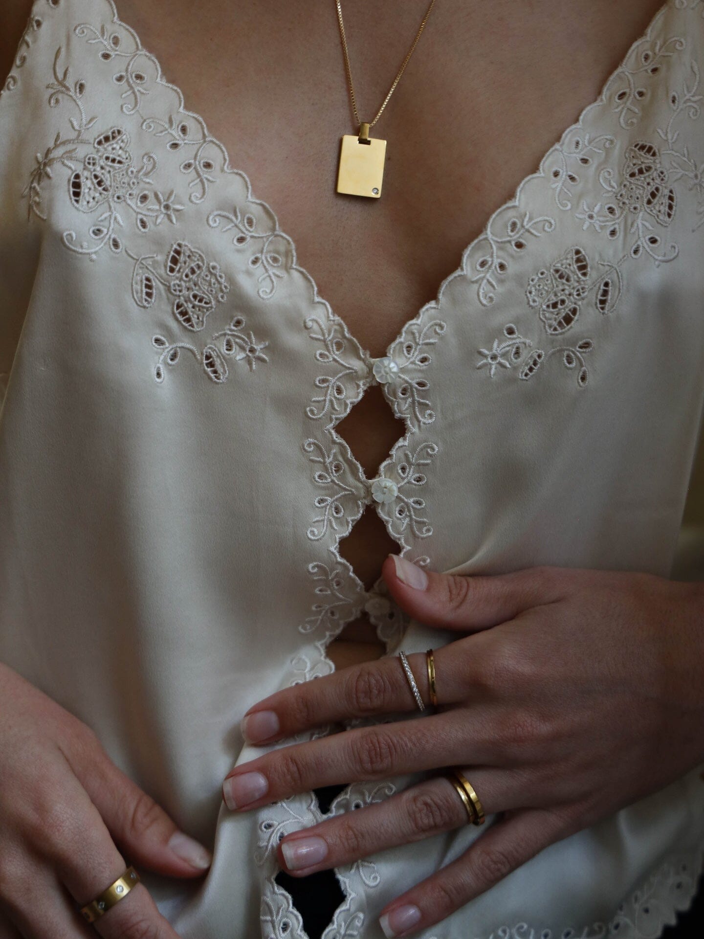 Polished Gold Ring Ring Bagatiba 