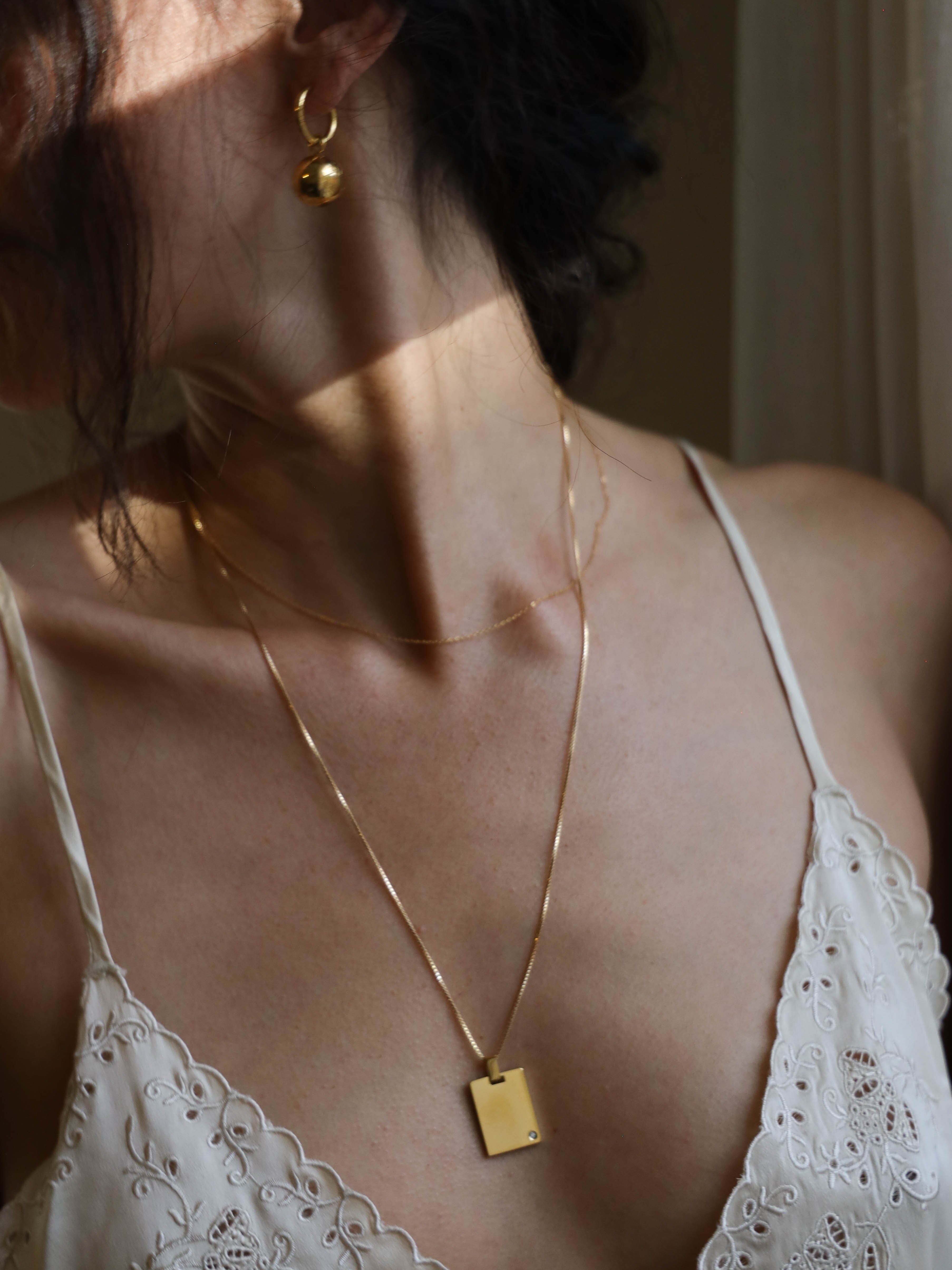 Sphere Hoops Earrings bagatiba 