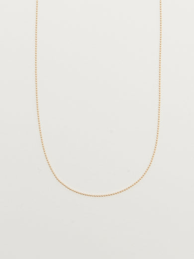 14K 18" Ball Necklace