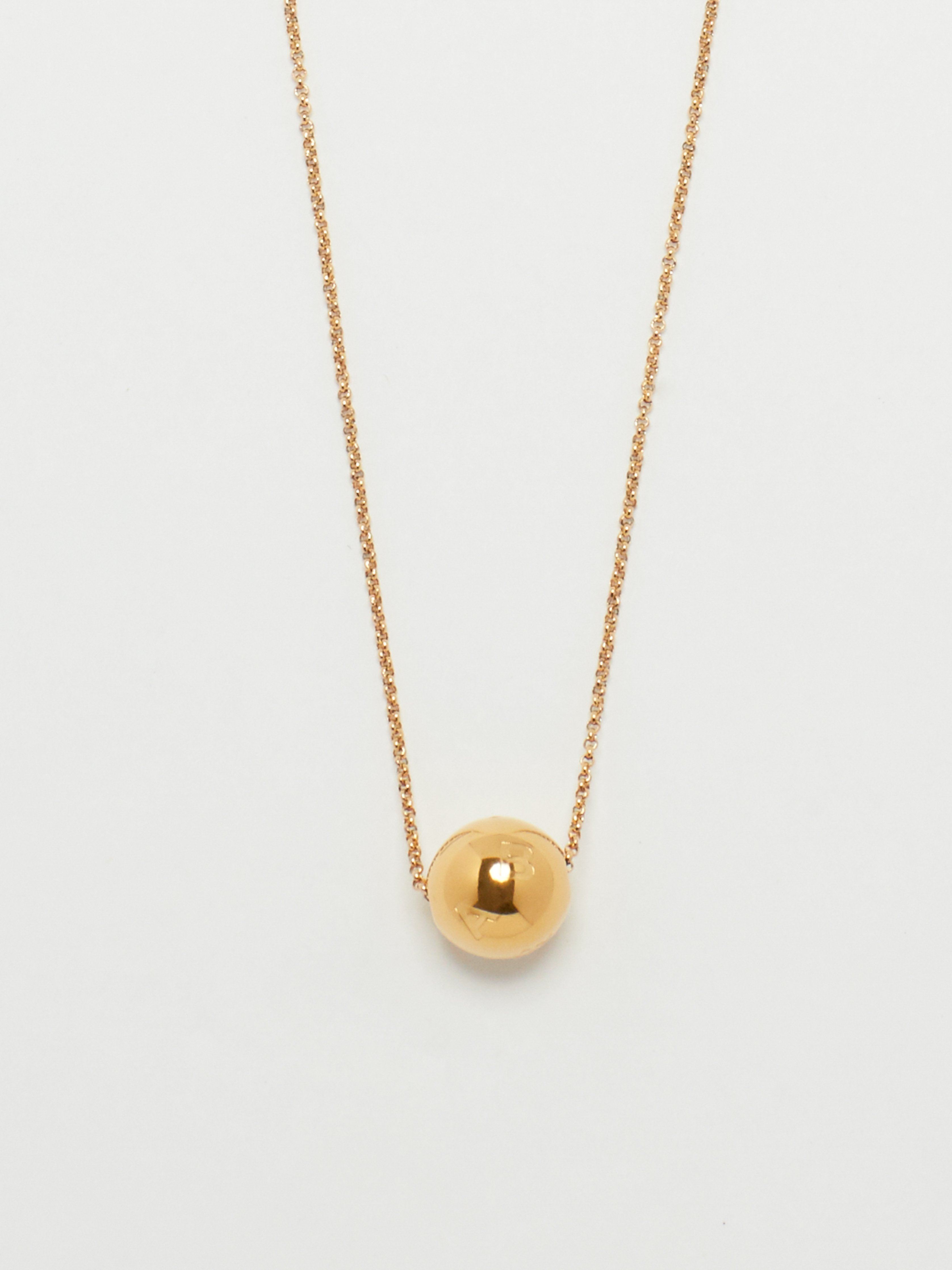 Close view flat lay of Adjustable Sphere Necklace Necklace bagatiba 