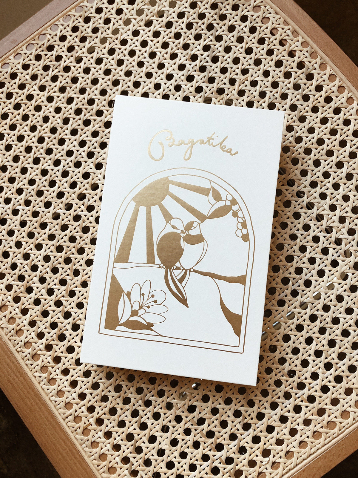 Front view of Bagatiba Book Box on chair  Bagatiba 