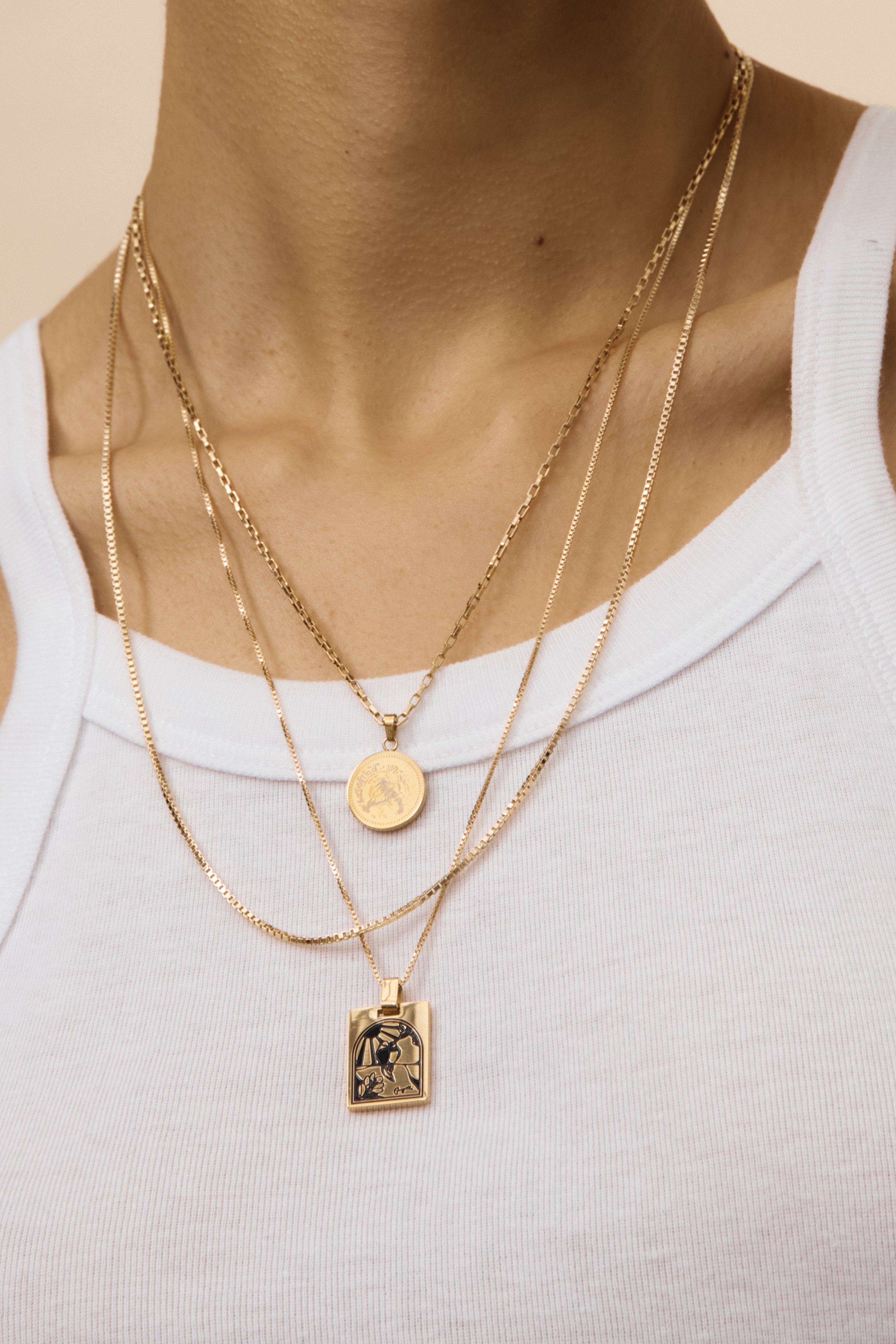 Bagatiba Long Cage Necklace Necklace Bagatiba 