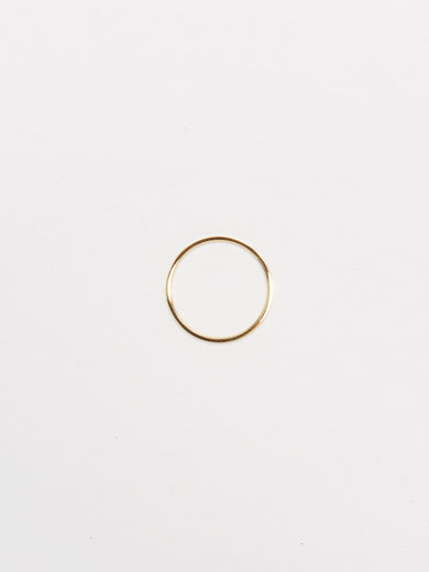 Brushed Gold Ring