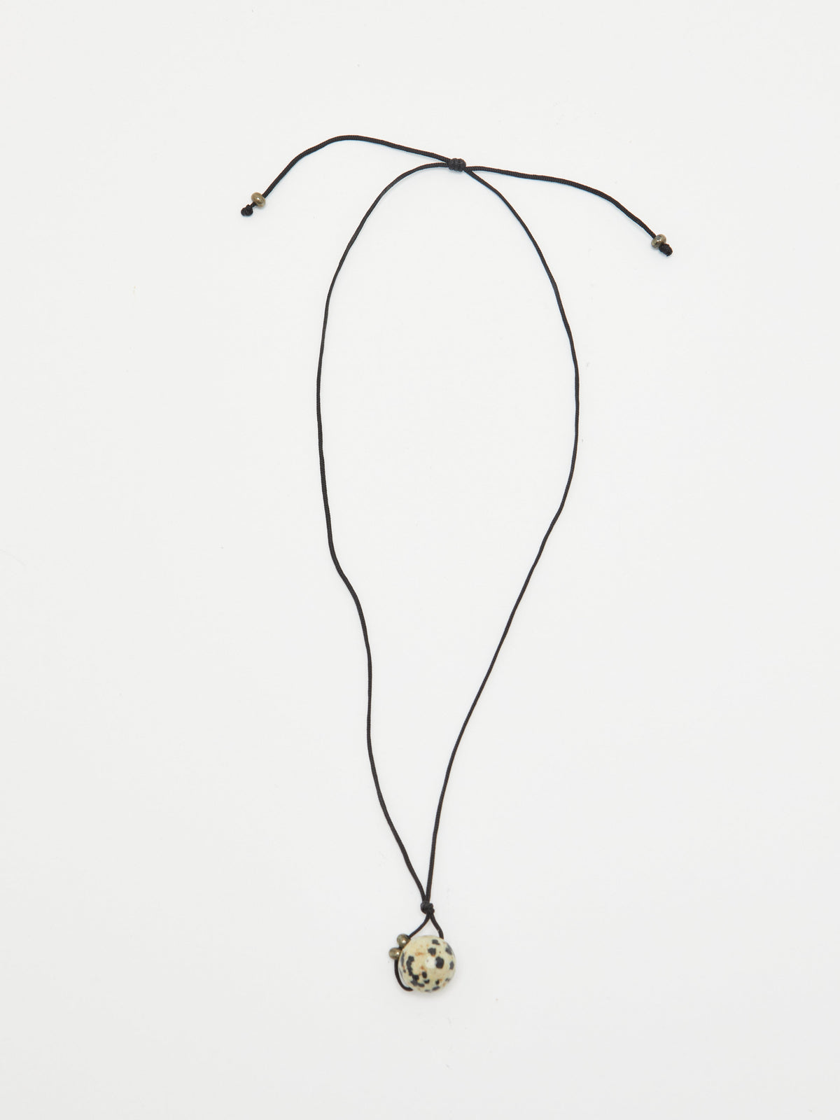 Dalmatian Drop Necklace necklace Bagatiba Flat Lay