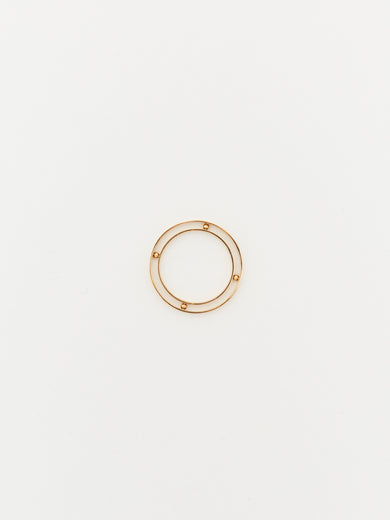 Double Band Ball Ring