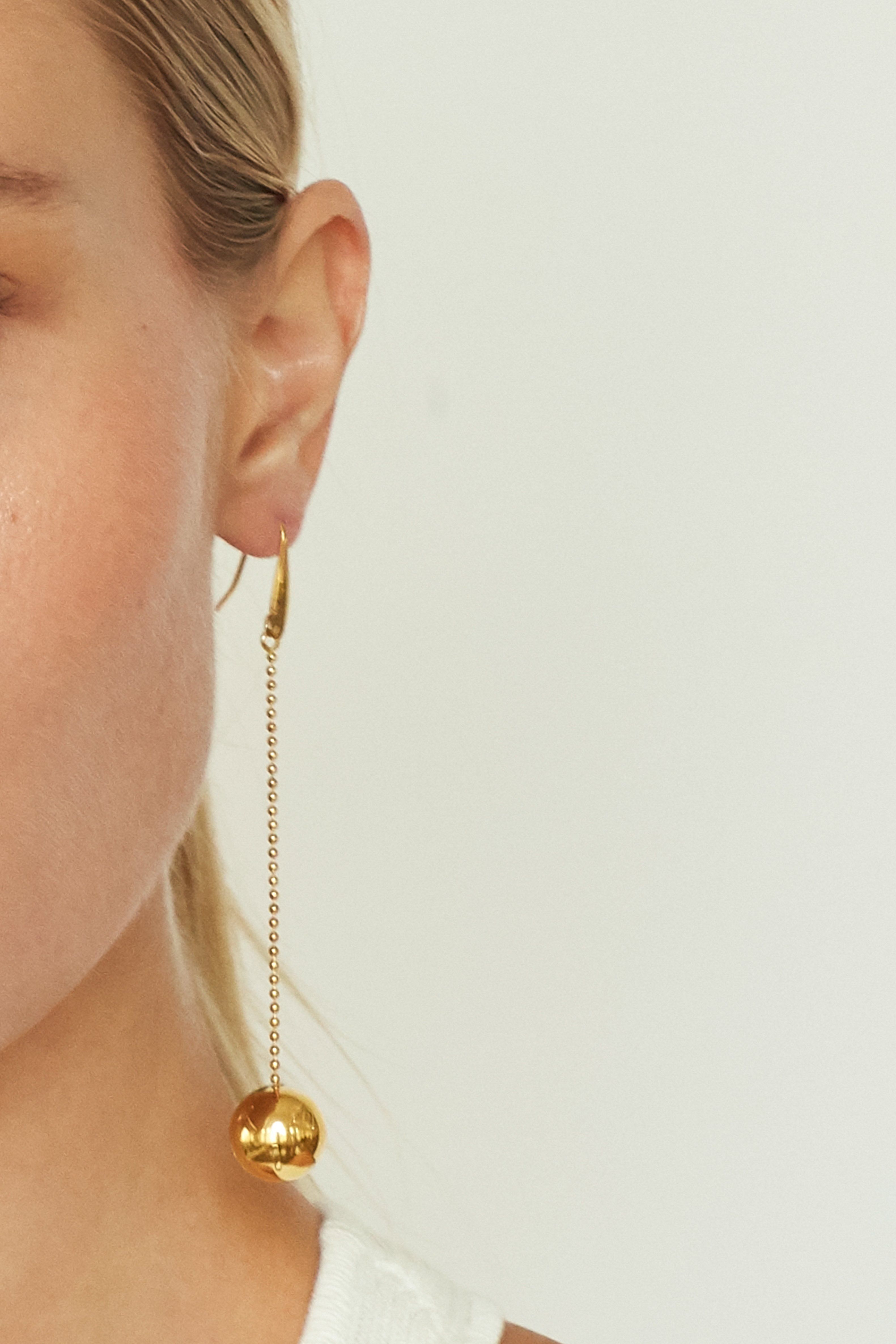Drop Sphere Earrings Earrings bagatiba 