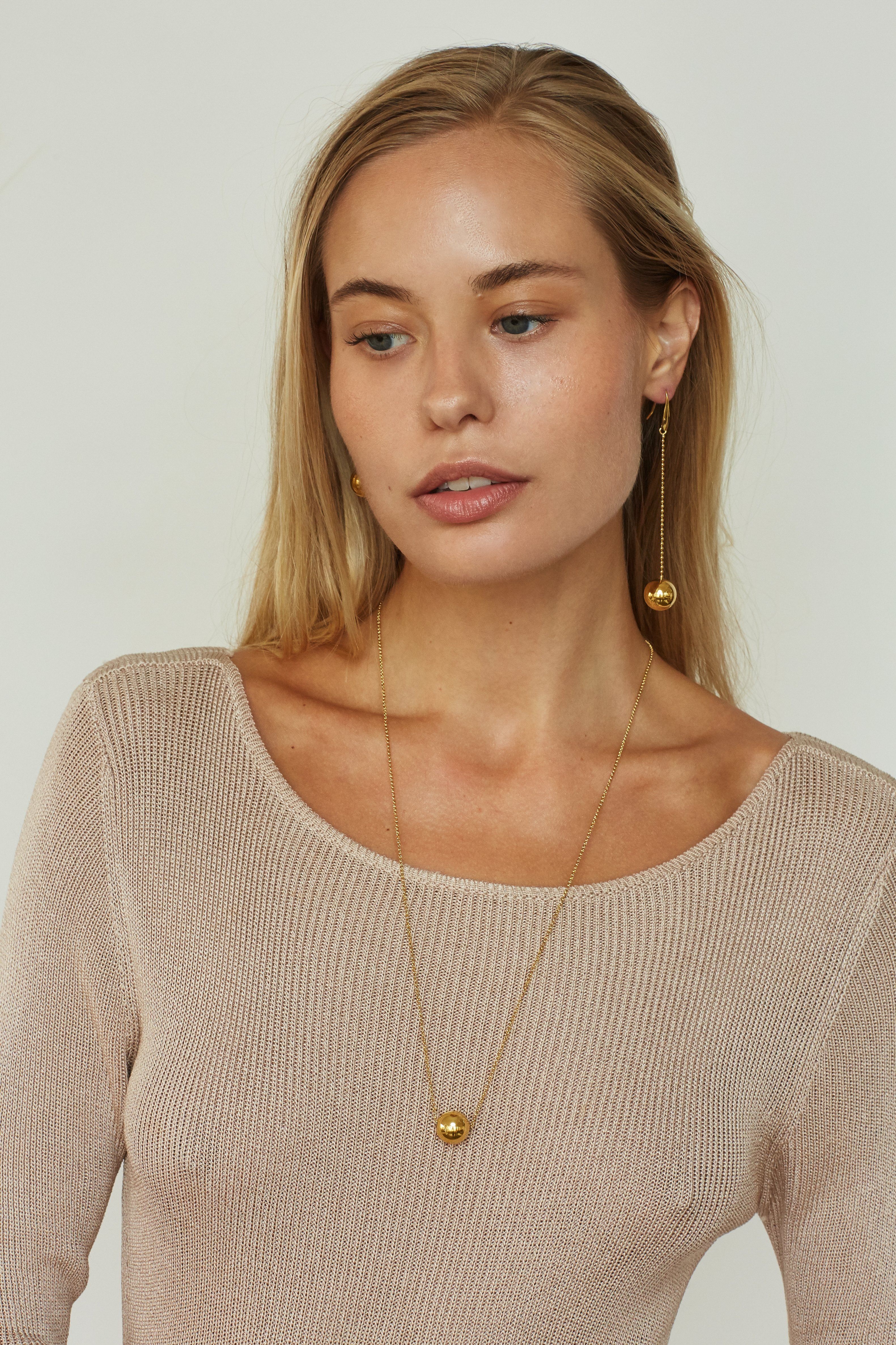 Drop Sphere Earrings Earrings bagatiba 
