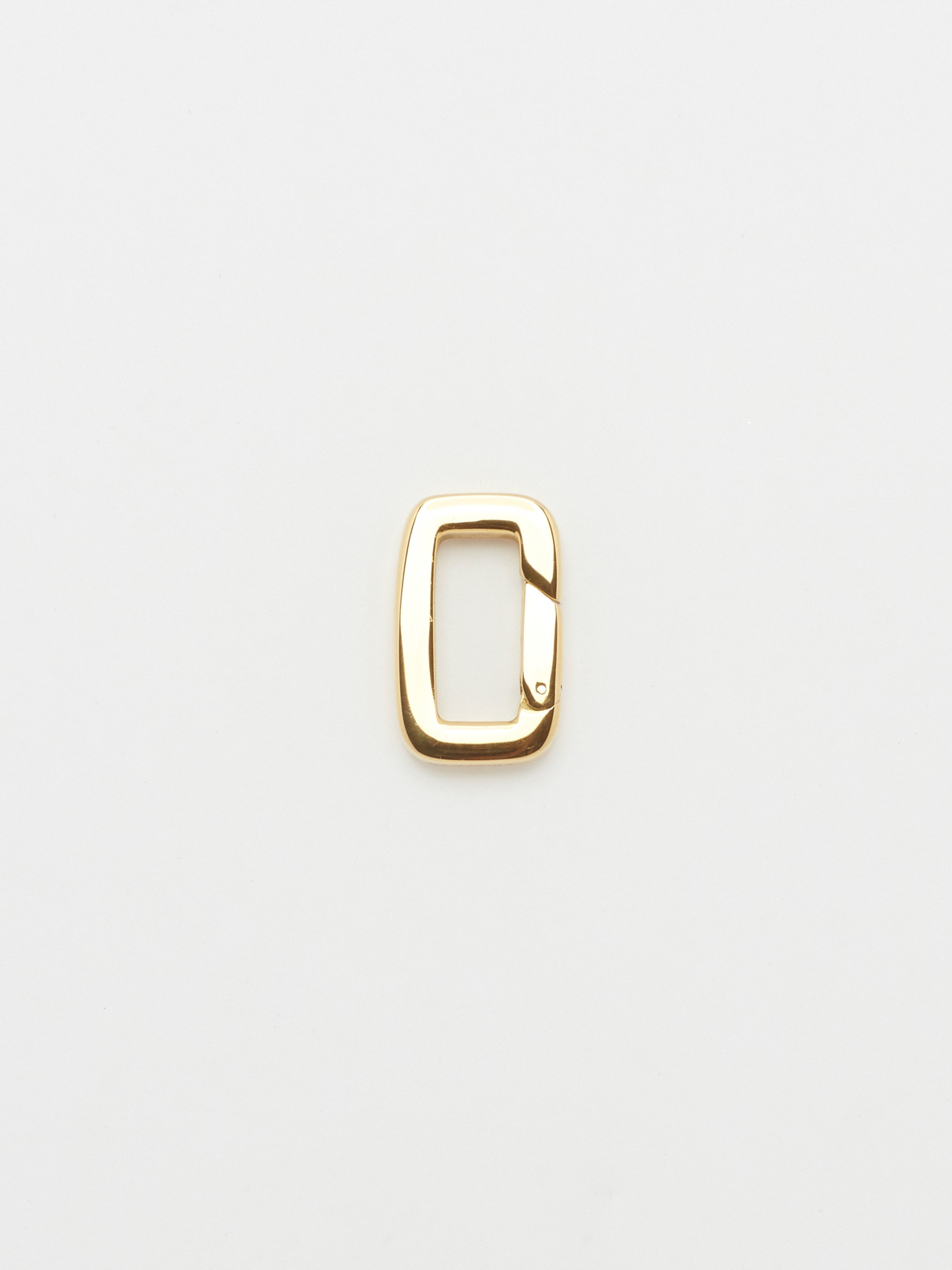Full view flat lay of Gold Cara Clip Body Bagatiba 
