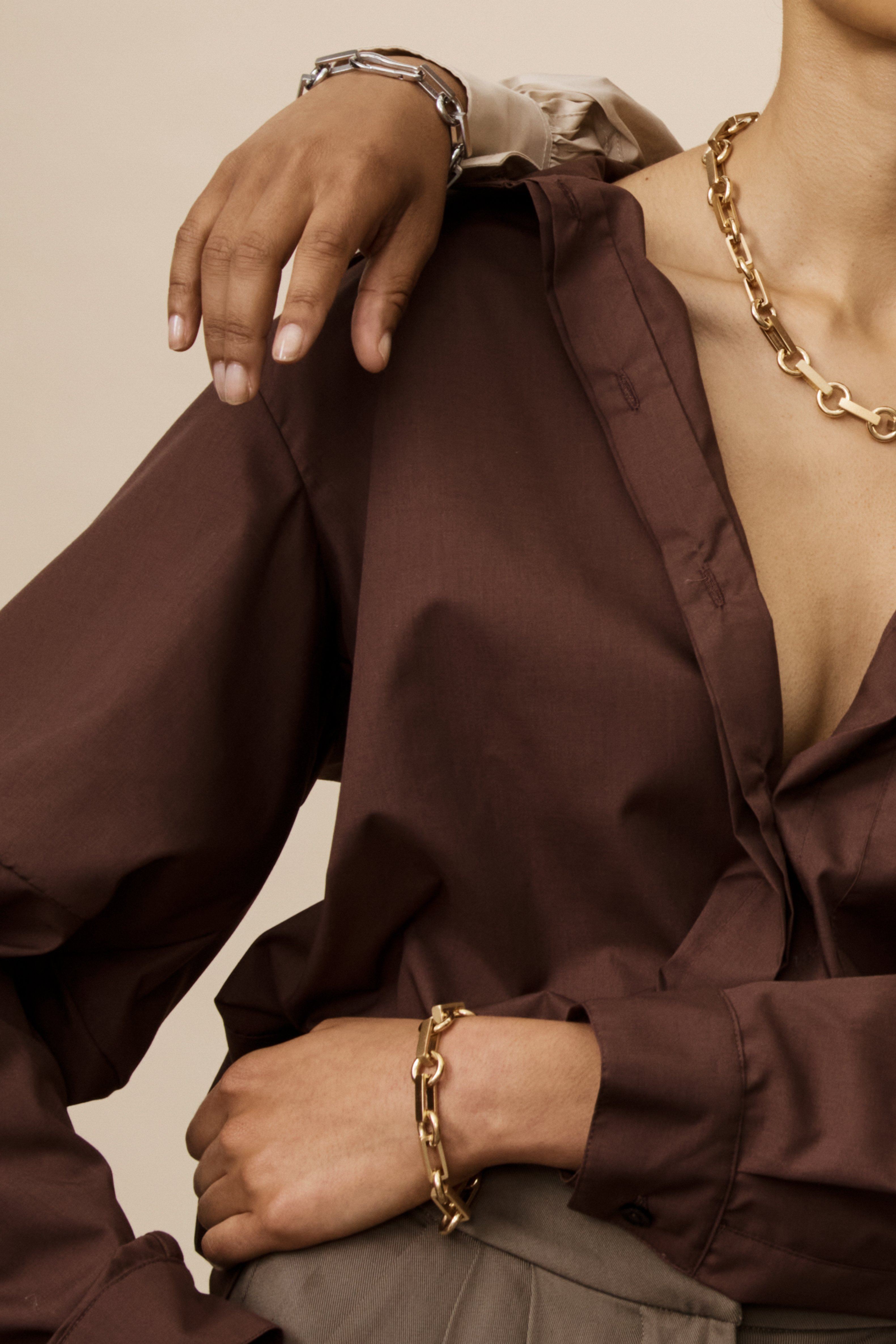 Gold Tilda Bracelet Necklace bagatiba 