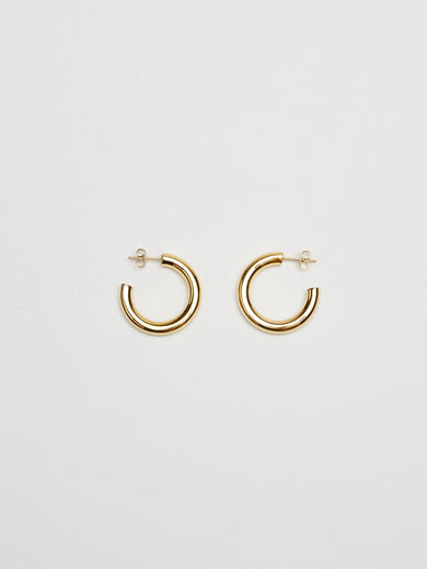 Mini Gold Hollow Hoops