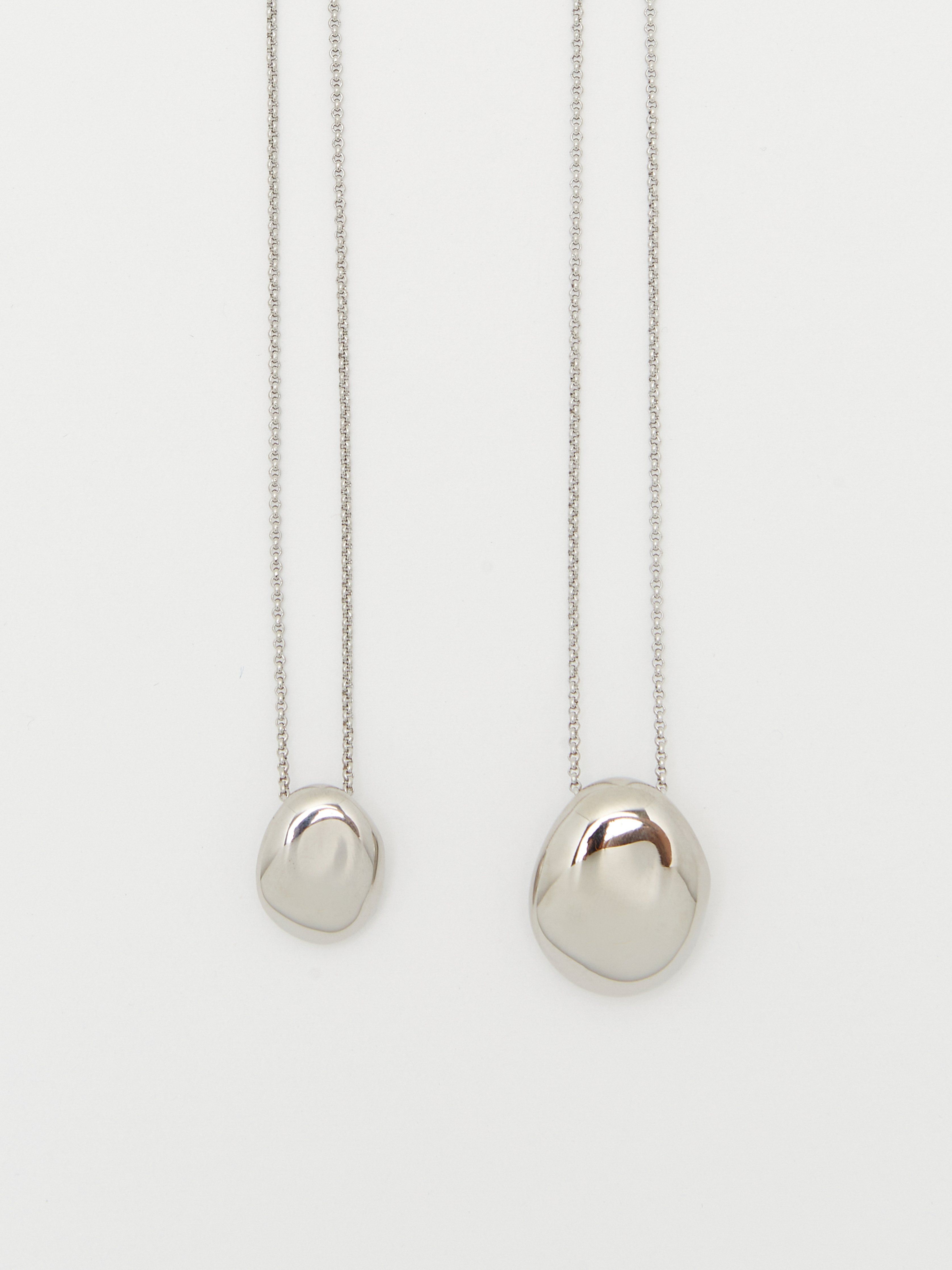 Mini Silver Orb Necklace Necklace Bagatiba 