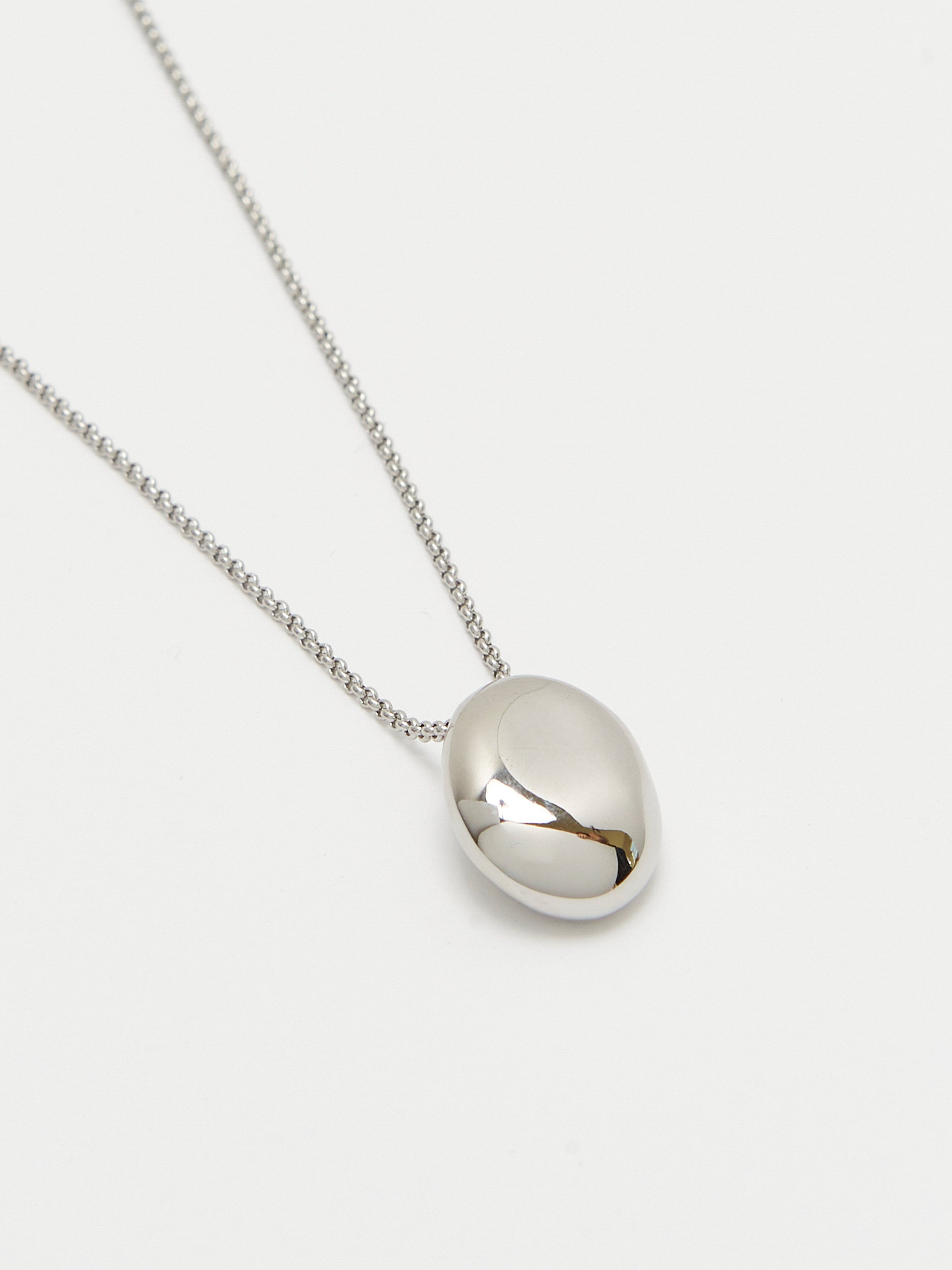 Mini Silver Orb Necklace Necklace Bagatiba 