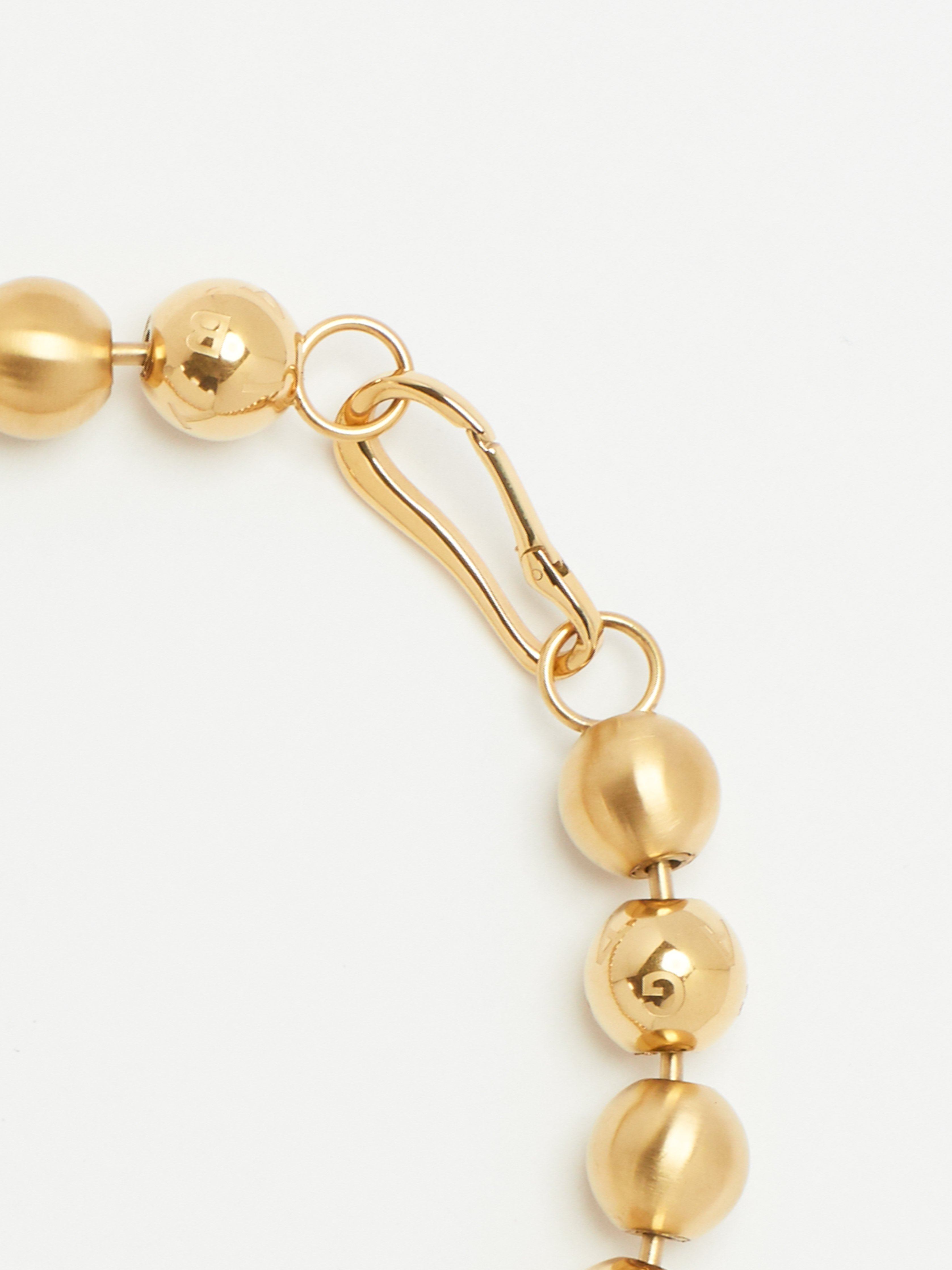 Flat lay detail view of Mixed Sphere Necklace Necklace bagatiba 