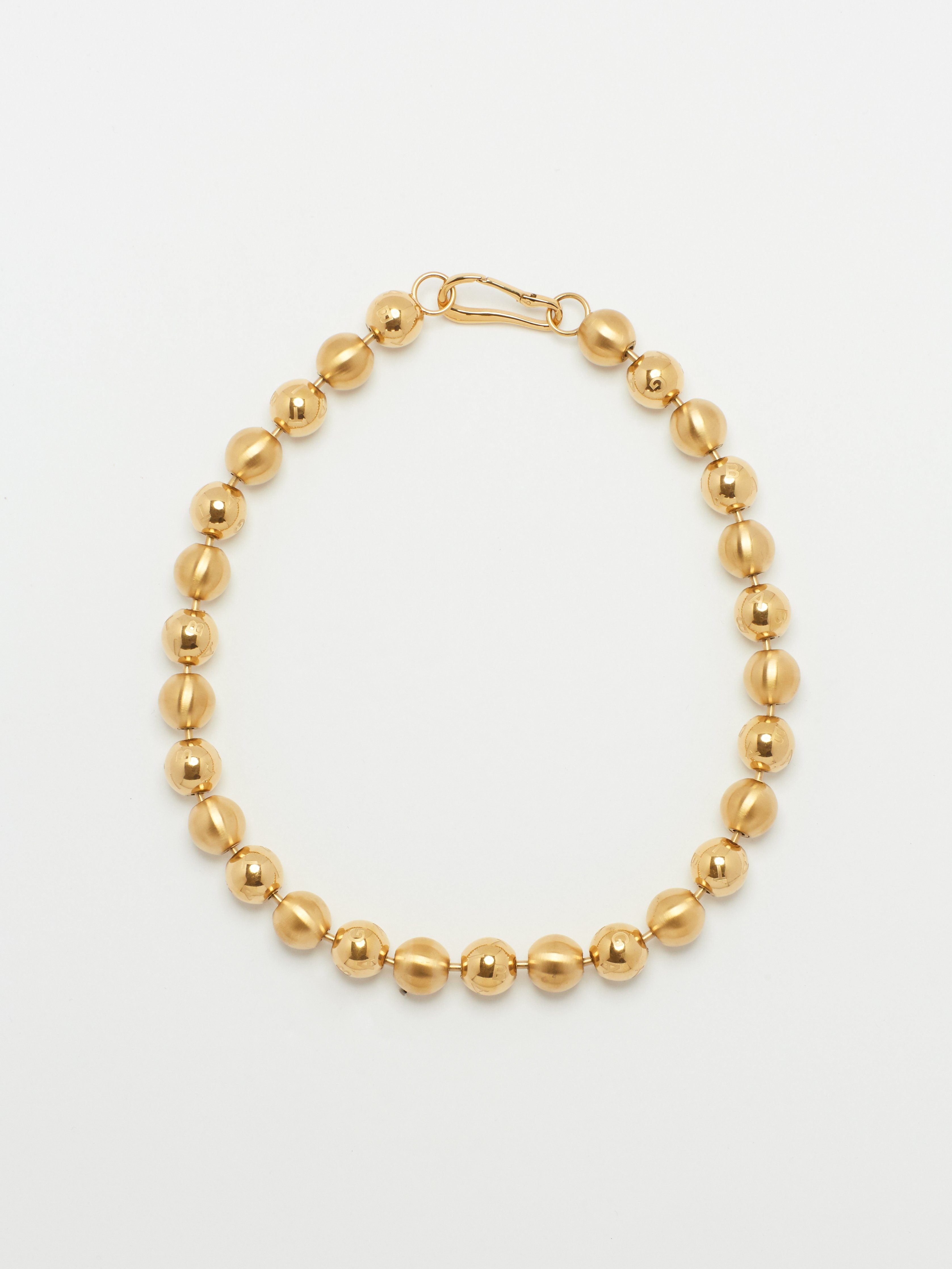 Flat lay view of Mixed Sphere Necklace Necklace bagatiba 