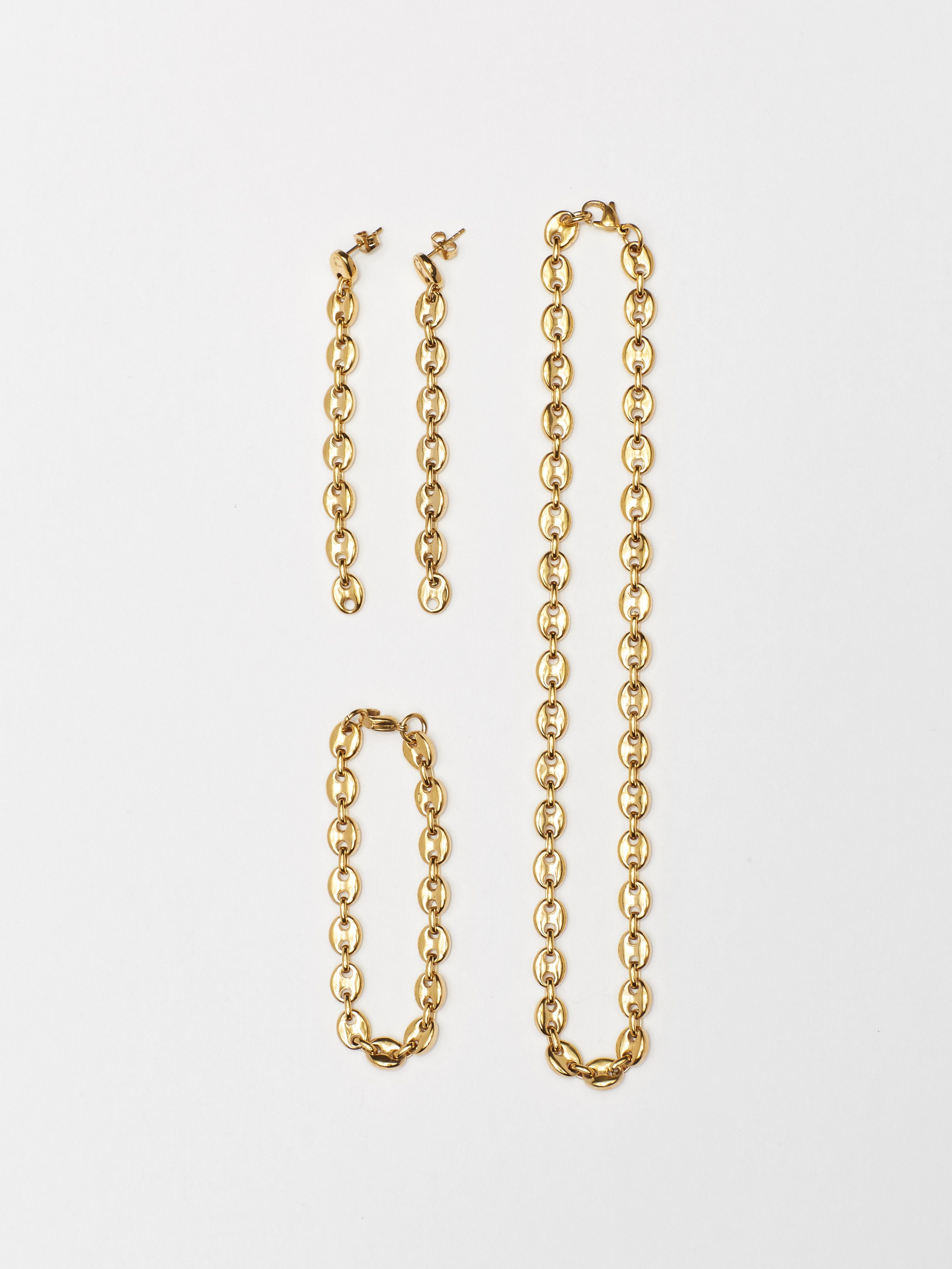 Full view flat lay of the Onia Collection by  Bagatiba 