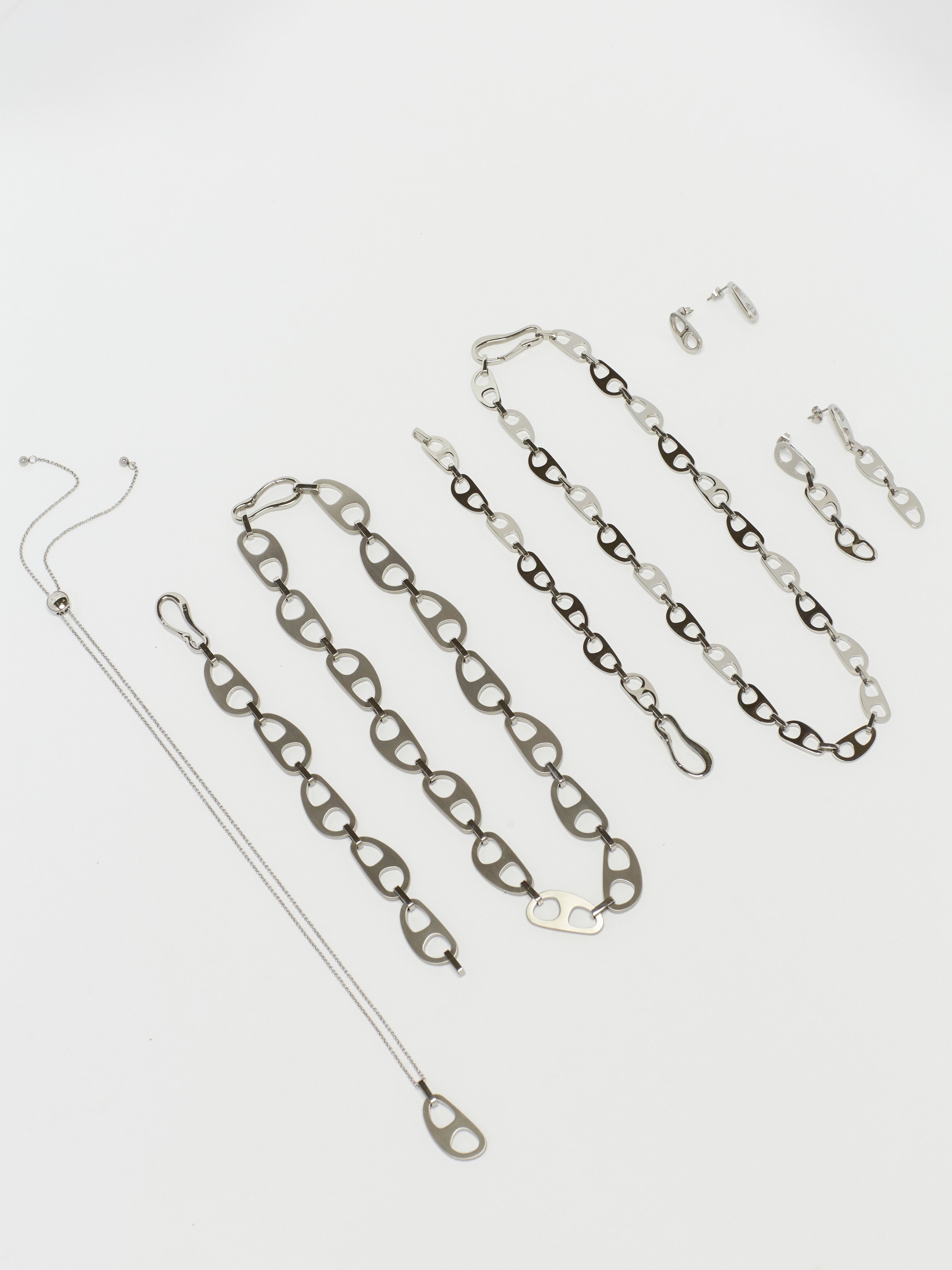 Full view flat lay of Silver Tab collection by  bagatiba 