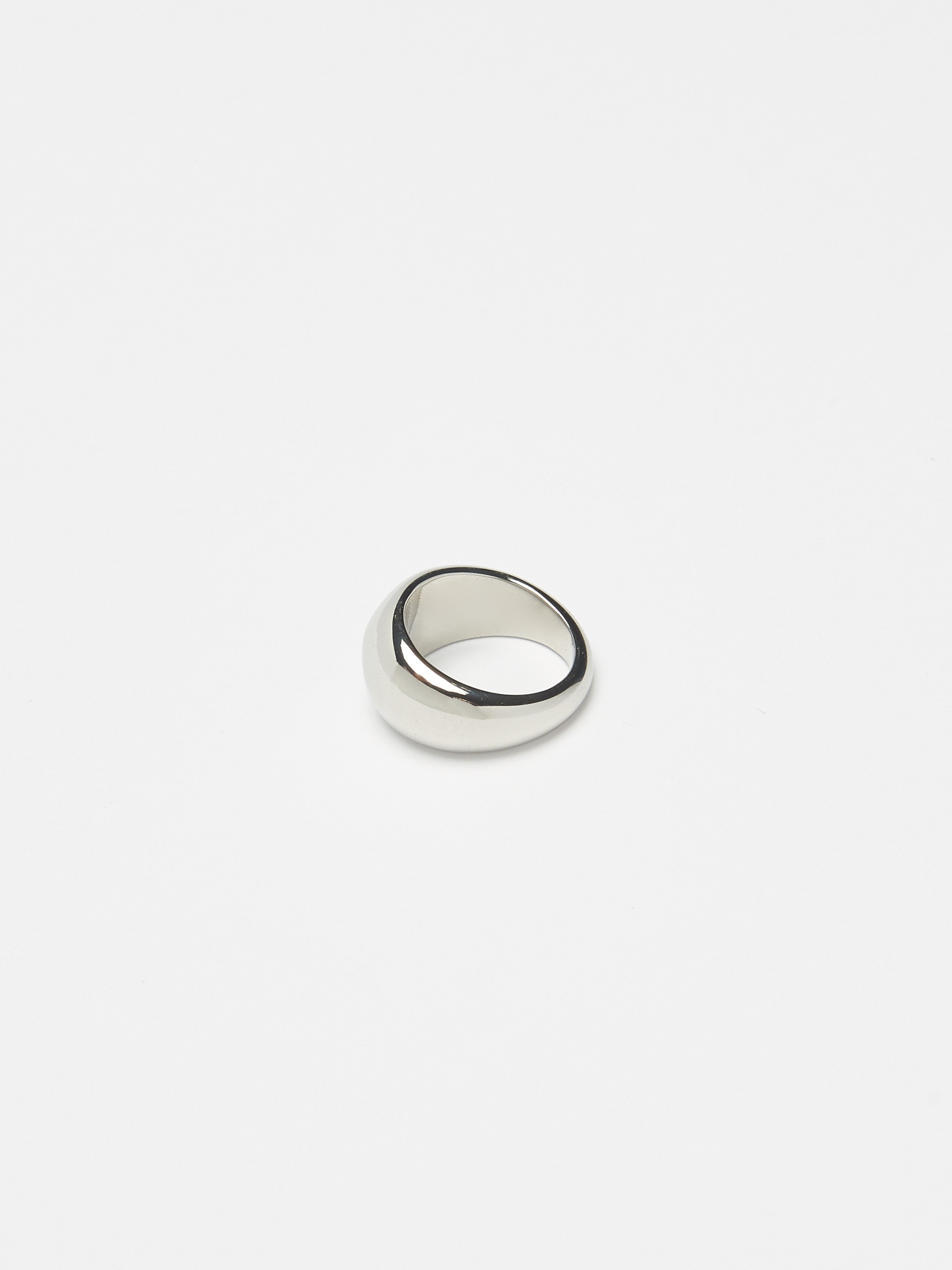 Full view flat lay of Small Silver Orb Ring Ring bagatiba 