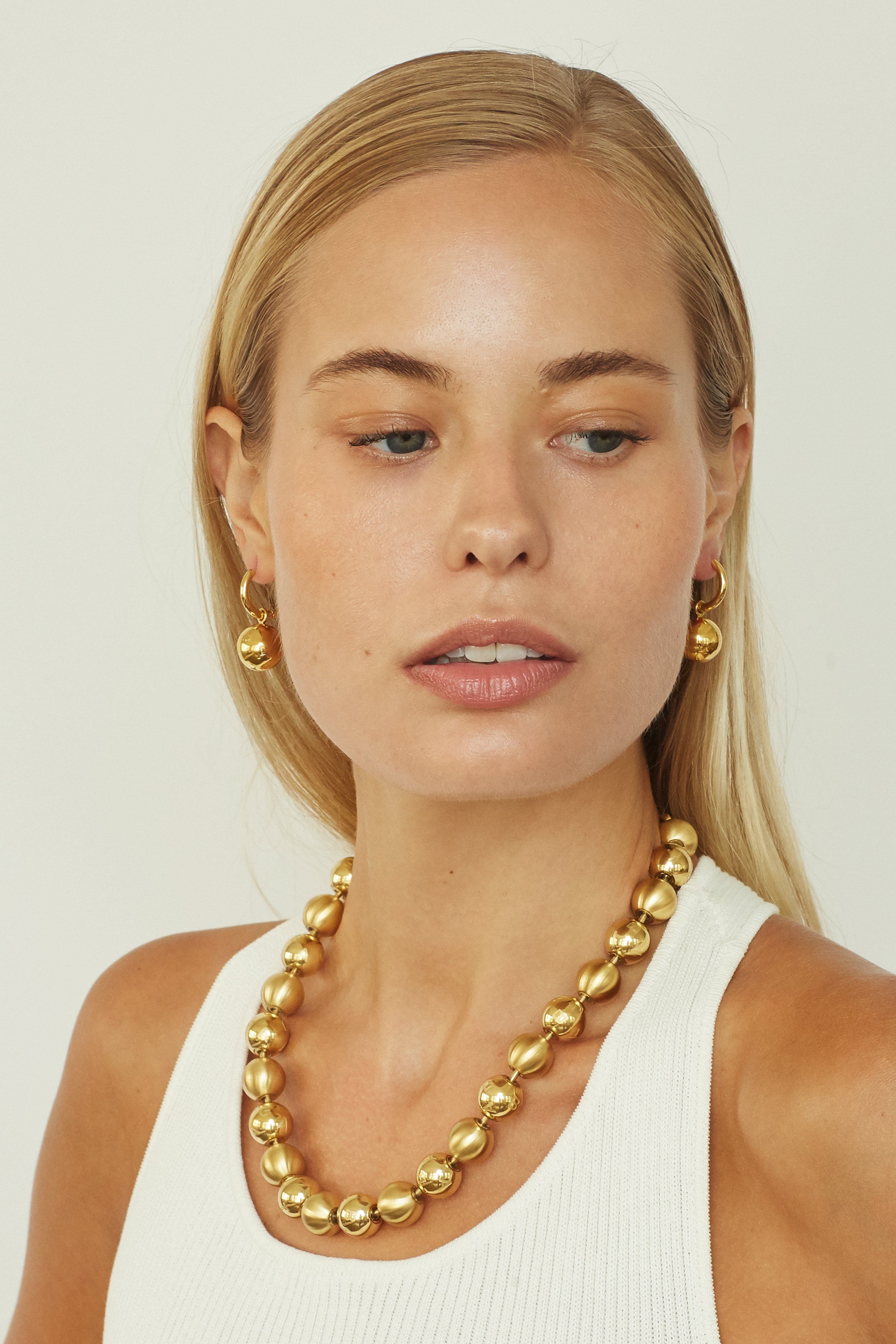 Sphere Hoops Earrings bagatiba 