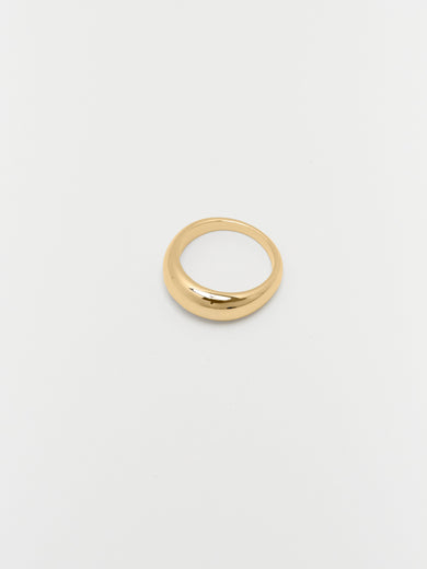 Thin Gold Orb Ring